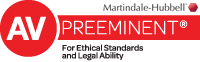 Martindale-Hubbell AV Preeminent rating